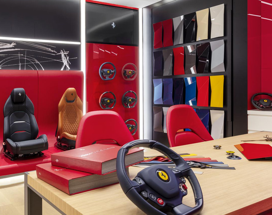 Ferrari Car Interior Modification in Dubai