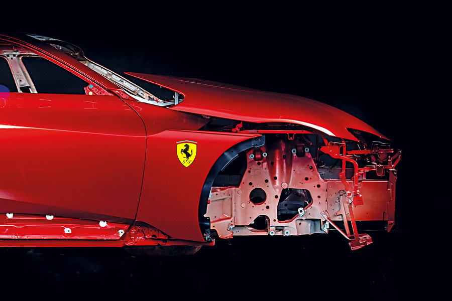 Ferrari Car Paint Services in Dubai