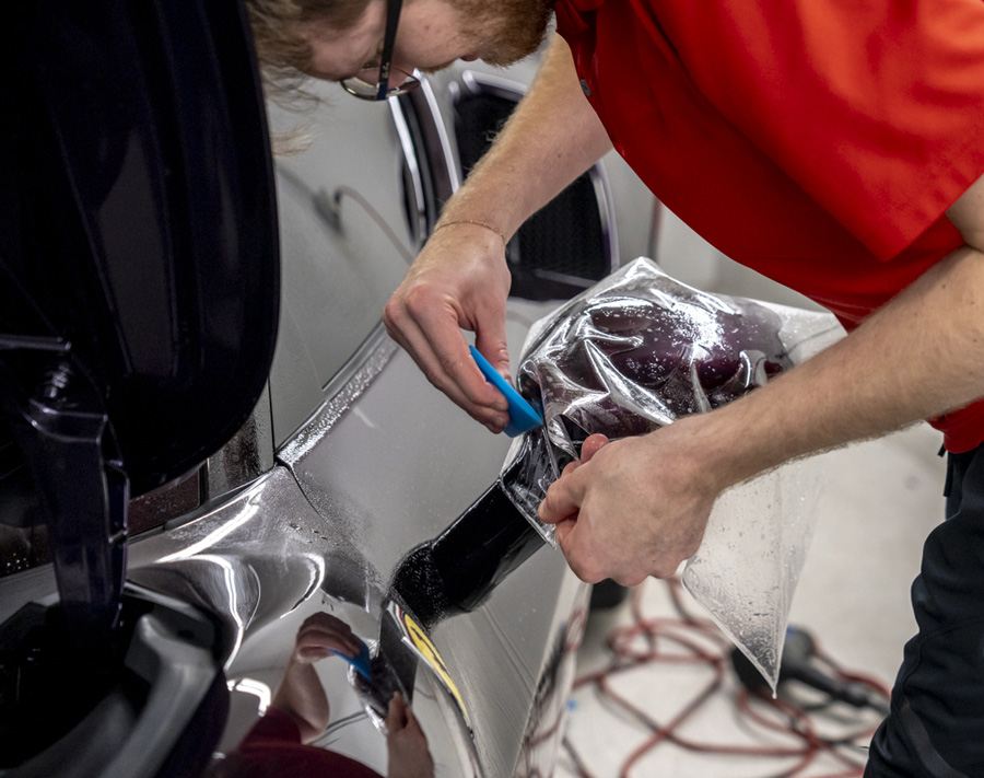 Ferrari Car Paint Protection Film in Dubai