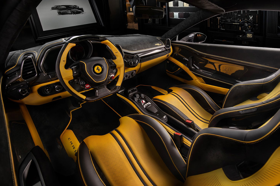 Ferrari Car Upholstery Work in Dubai